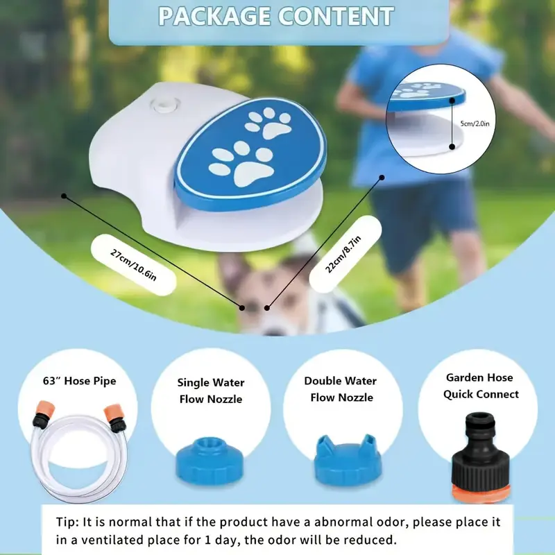 Pet Step-On Outdoor Water Fountain Toy-2